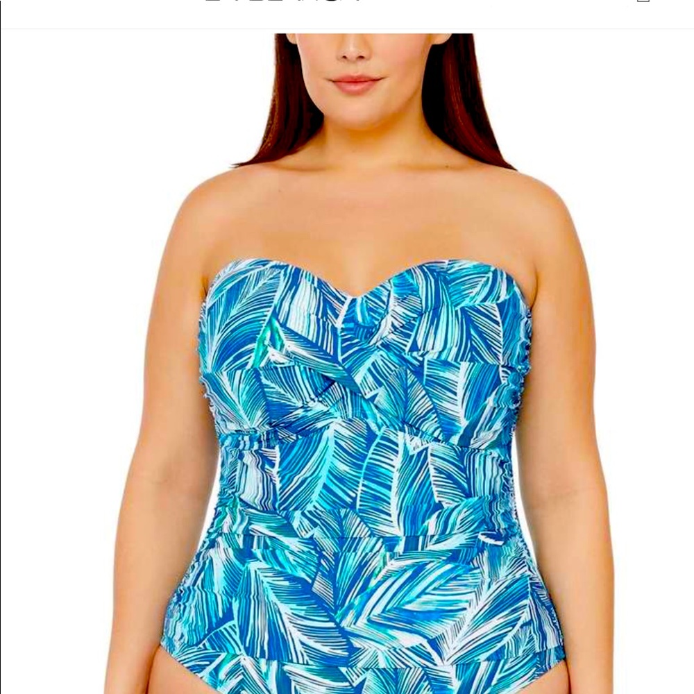 NWT  La Blanca one piece Tummy control Swimsuit - Picture 4 of 11